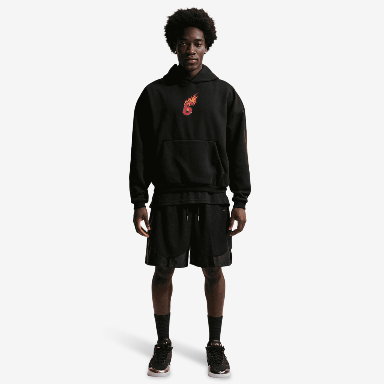 Nike LeBron James TF SI BRSH Pullover Hoodie GI Image 4 of 5. Tap to open photo gallery.