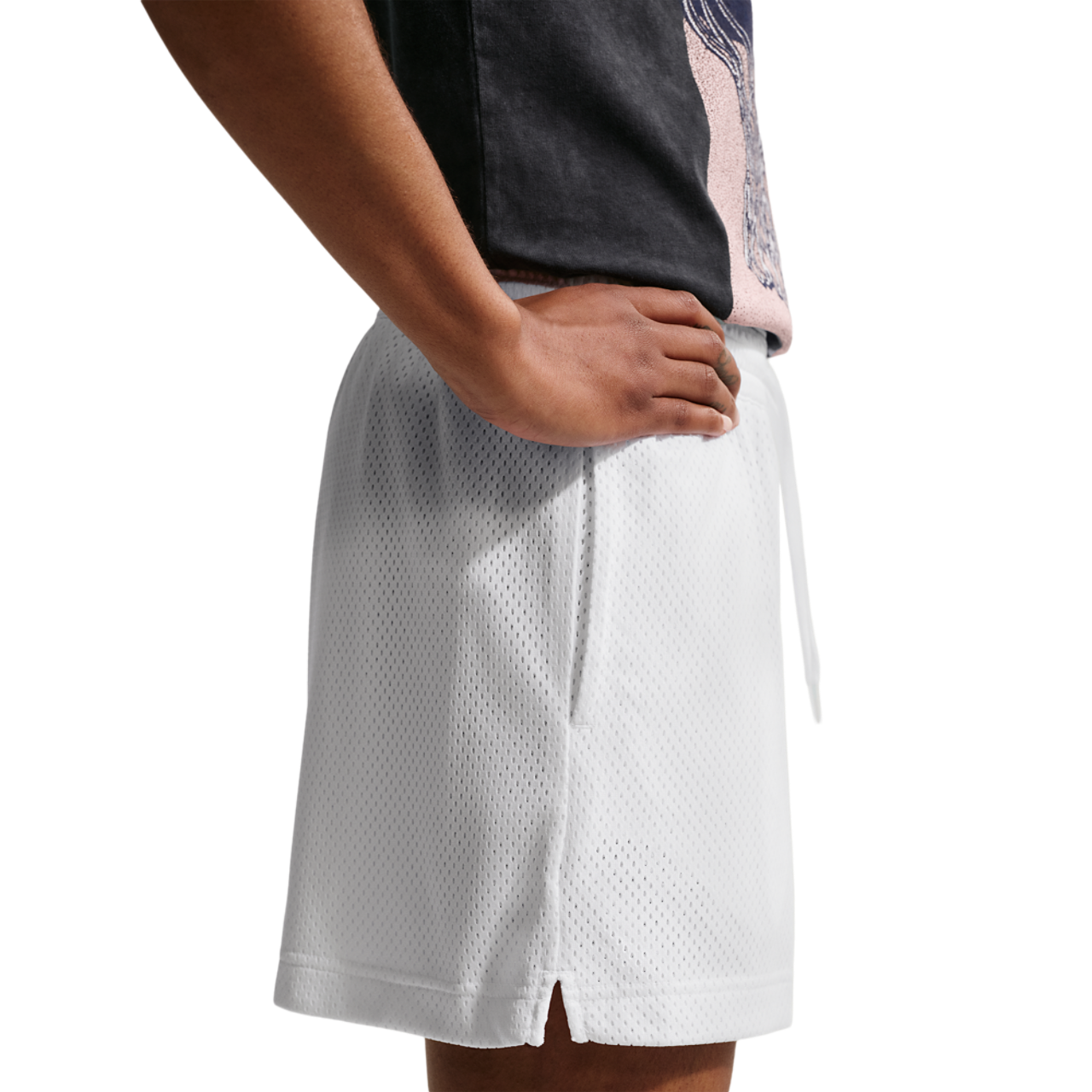 Nike DriFIT Essential Basketball Mesh Short Image 2 of 4. Tap to open photo gallery.