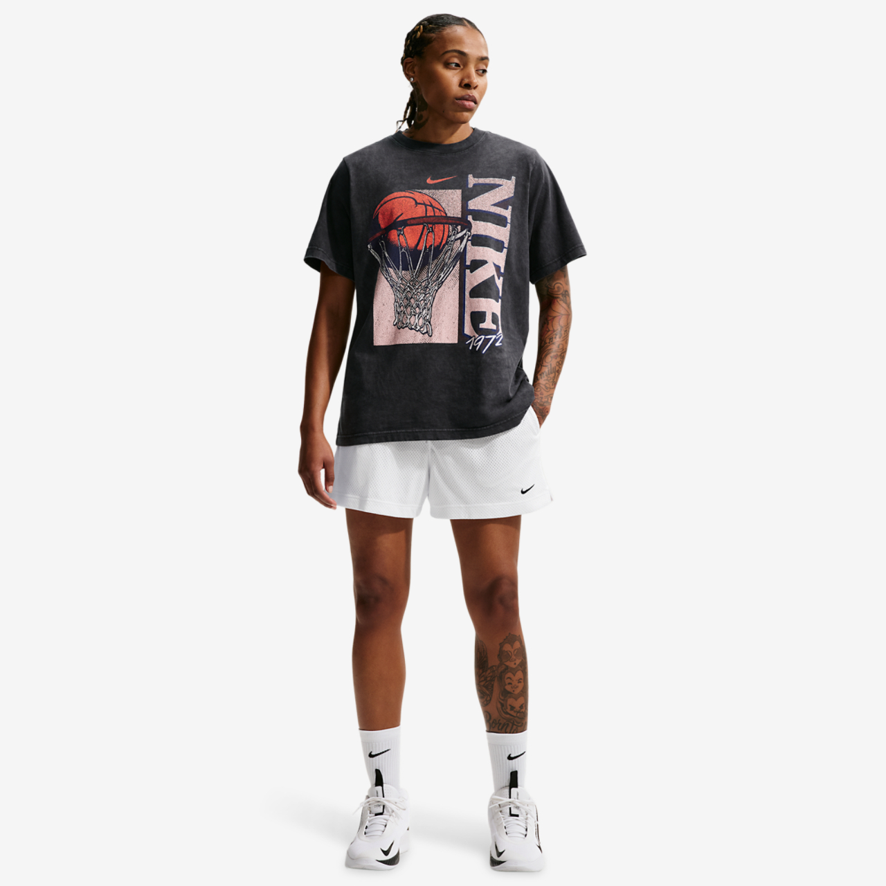 Nike DriFIT Essential Basketball Mesh Short Image 3 of 4. Tap to open photo gallery.