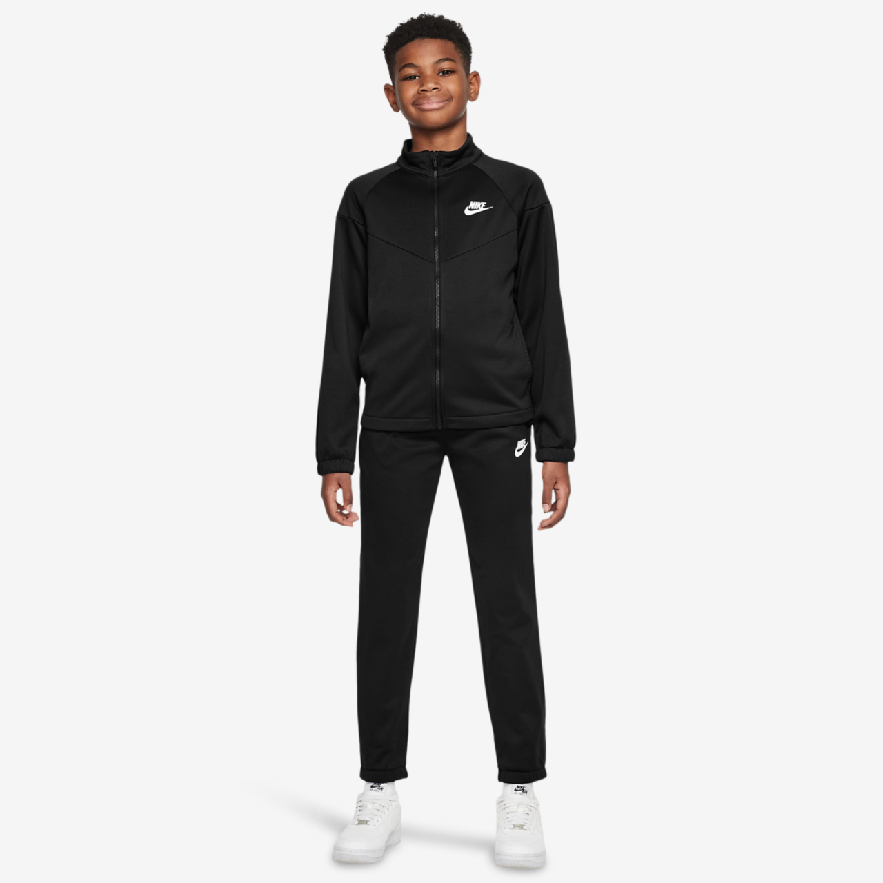 Nike Dri-FIT Full-Zip Tracksuit Image 1 of 3. Tap to open photo gallery.