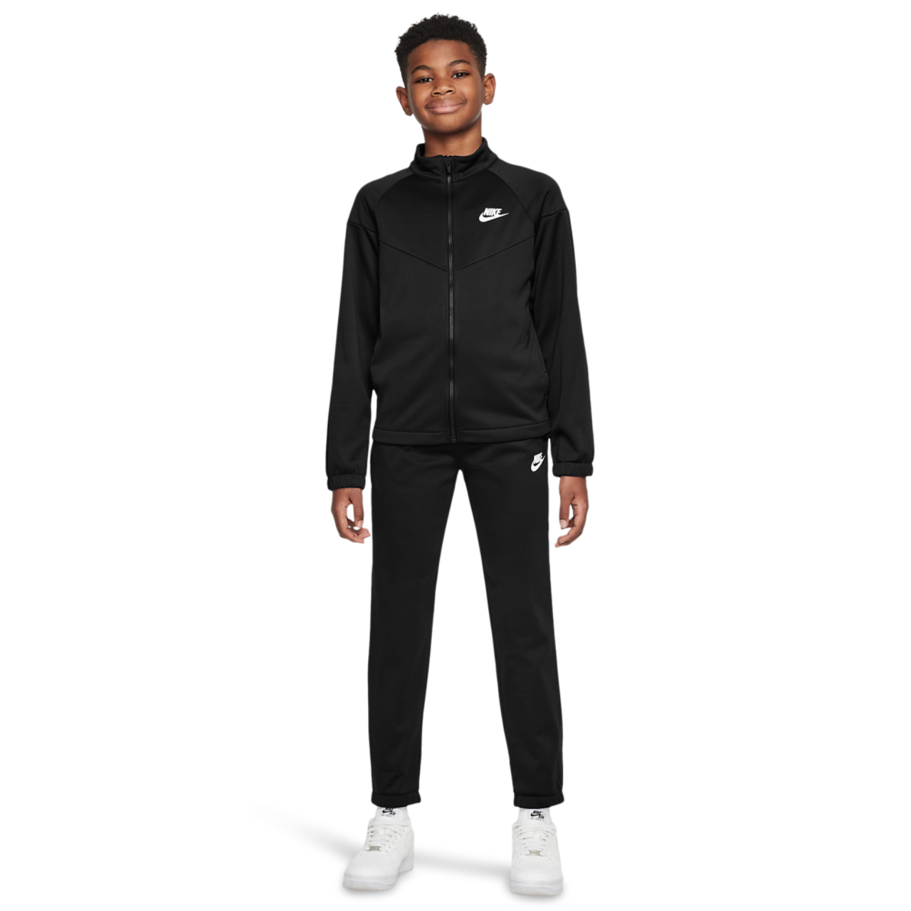 Nike Dri-FIT Full-Zip Tracksuit Image 1 of 3. Tap to open photo gallery.