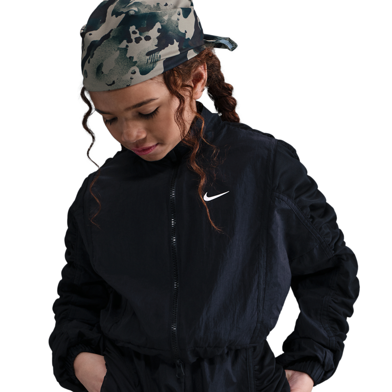 Nike NSW Dance Woven Jacket Image 1 of 2. Tap to open photo gallery.