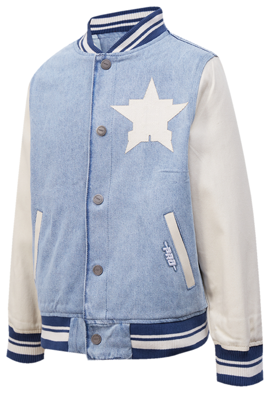 Pro Standard Houston Astros Denim Jacket Image 3 of 7. Tap to open photo gallery.