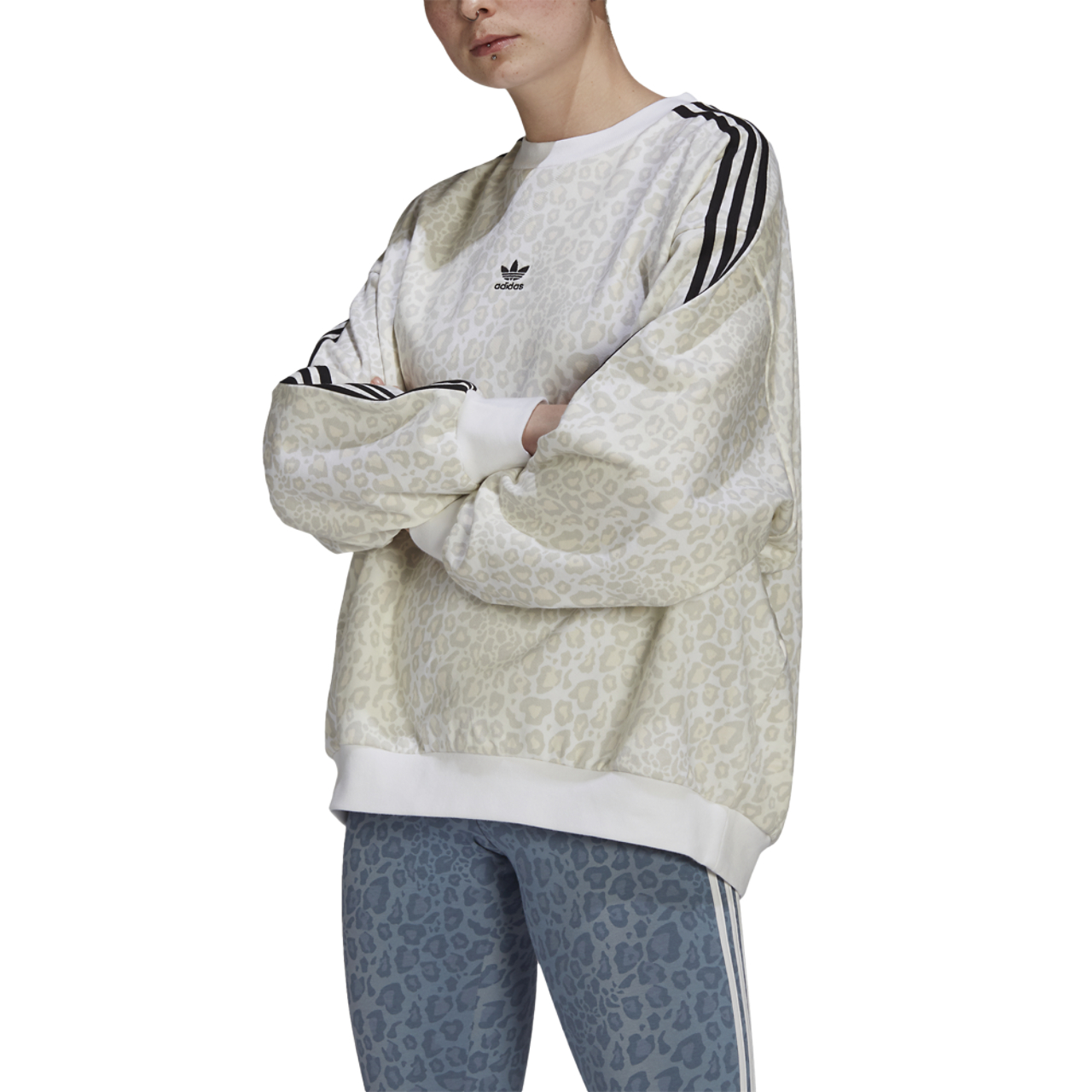 adidas Crew Sweatshirt Image 2 of 6. Tap to open photo gallery.