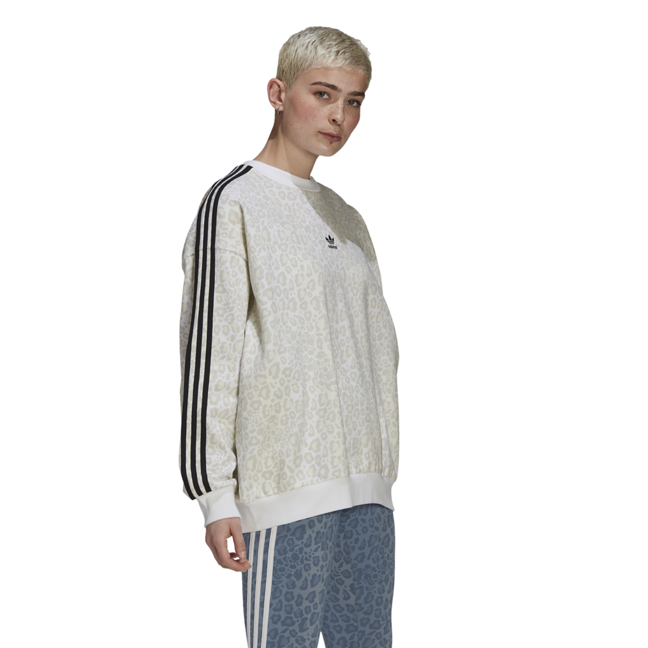 adidas Crew Sweatshirt Image 4 of 6. Tap to open photo gallery.