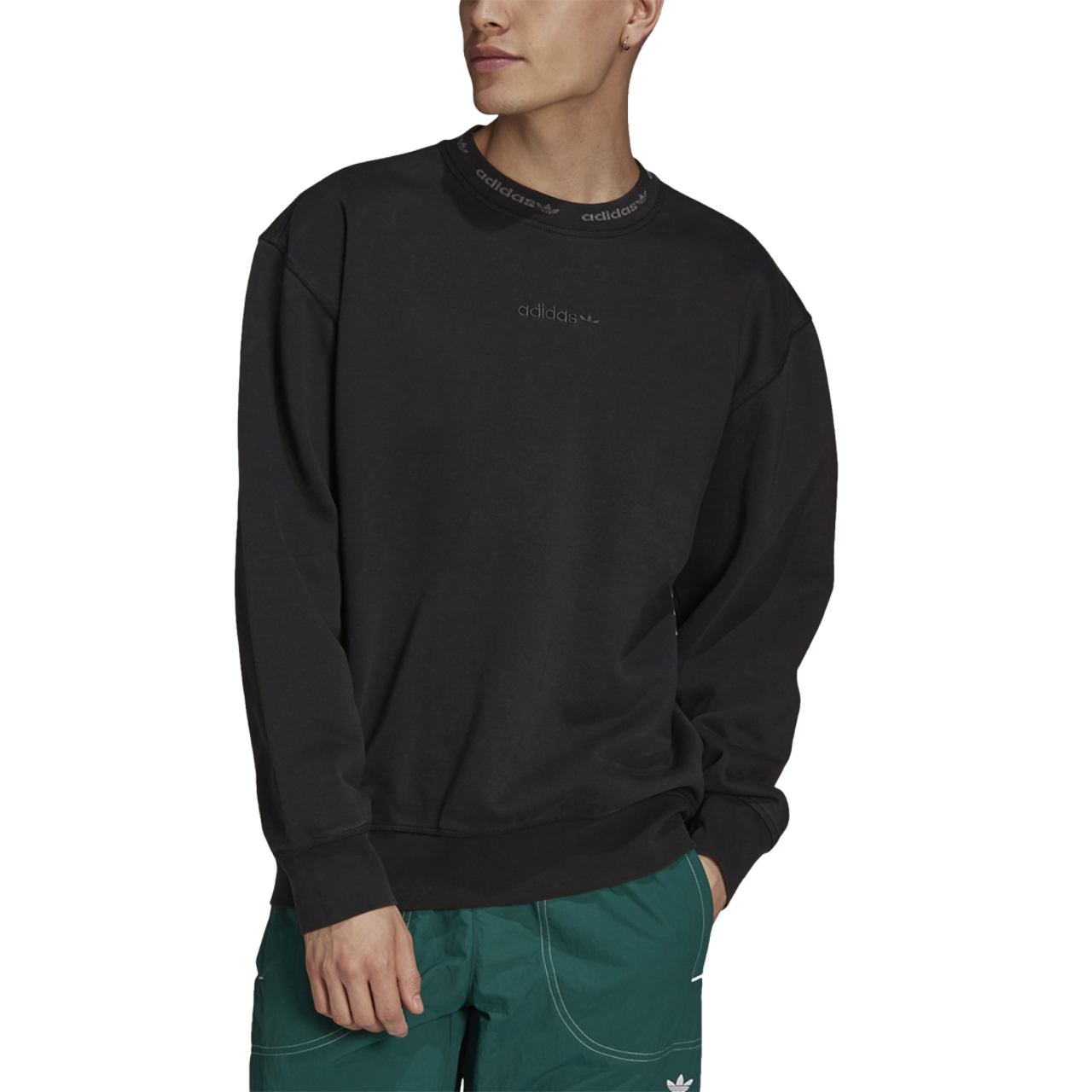 adidas Originals Easter Sunday Service Fleece Crew Image 1 of 2. Tap to open photo gallery.