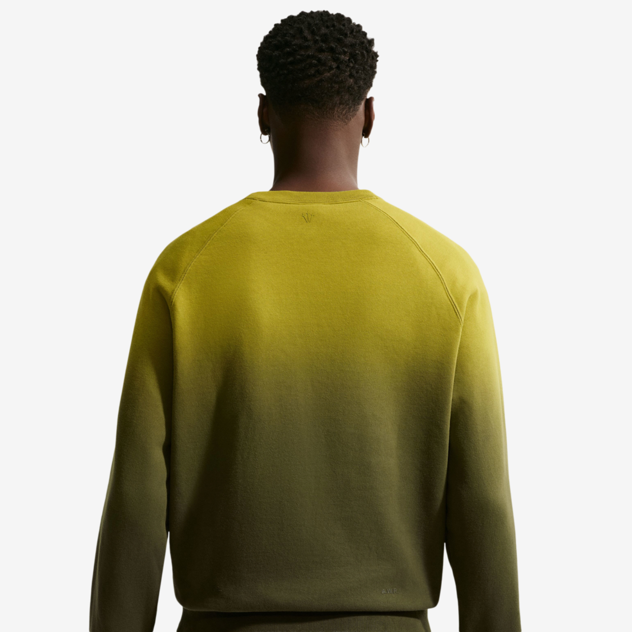 Nike NRG NOCTA Washed Fleece Crew Image 2 of 5. Tap to open photo gallery.
