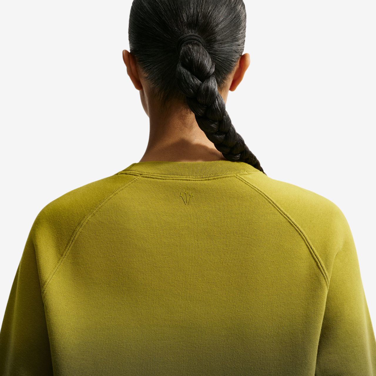 Nike NRG NOCTA Washed Fleece Crew Image 3 of 5. Tap to open photo gallery.