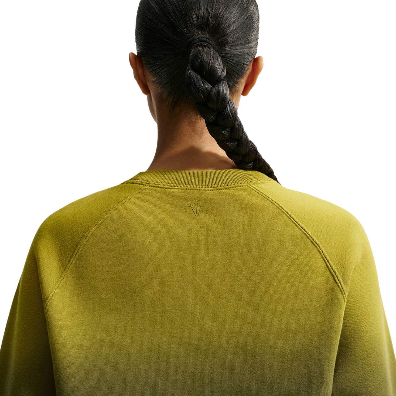Nike NRG NOCTA Washed Fleece Crew Image 3 of 5. Tap to open photo gallery.