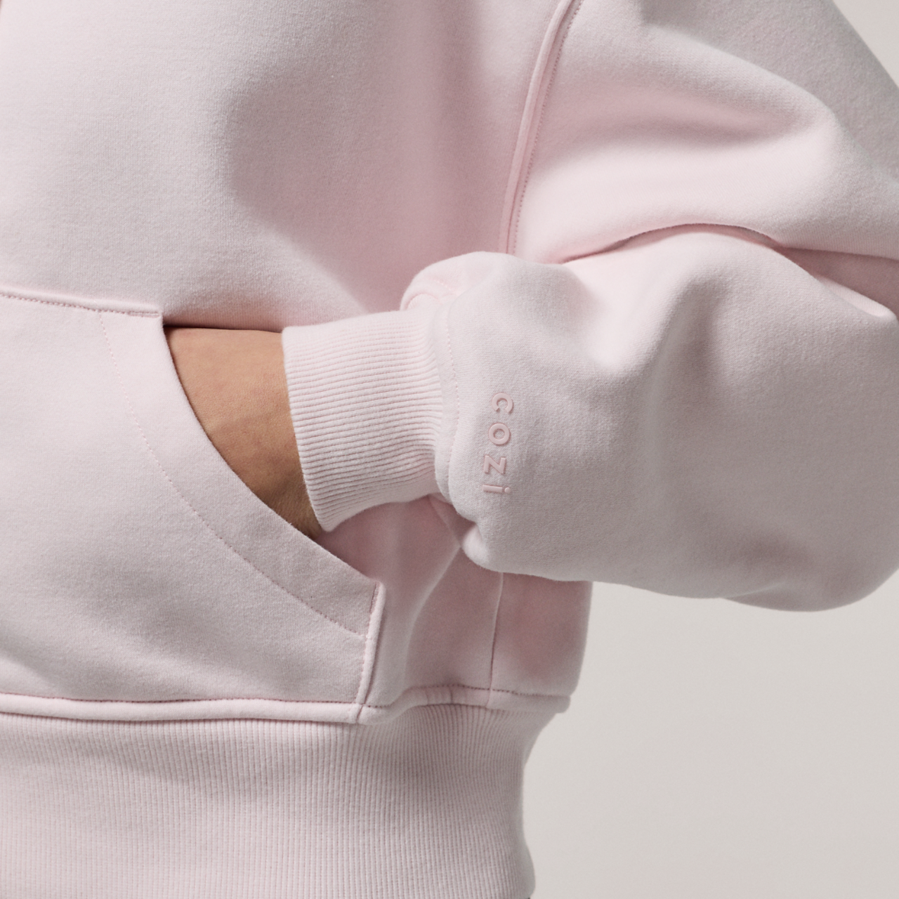 Cozi Balloon Full Zip Hoodie Image 4 of 5. Tap to open photo gallery.