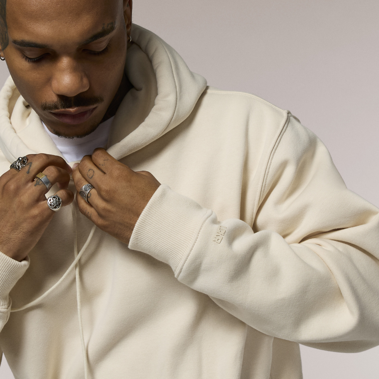 LCKR Based Fleece Pullover Hoodie Image 3 of 6. Tap to open photo gallery.