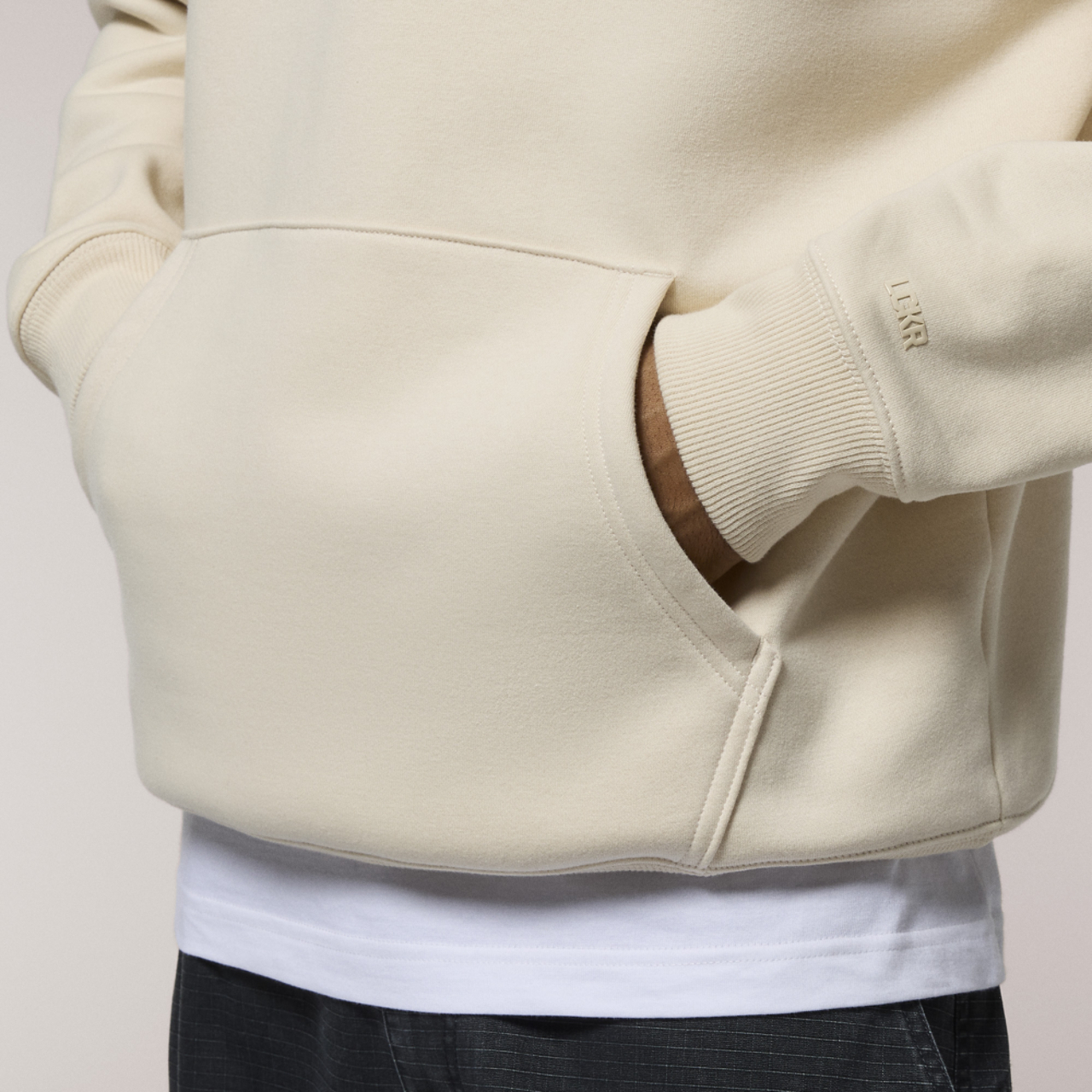LCKR Based Fleece Pullover Hoodie Image 4 of 6. Tap to open photo gallery.