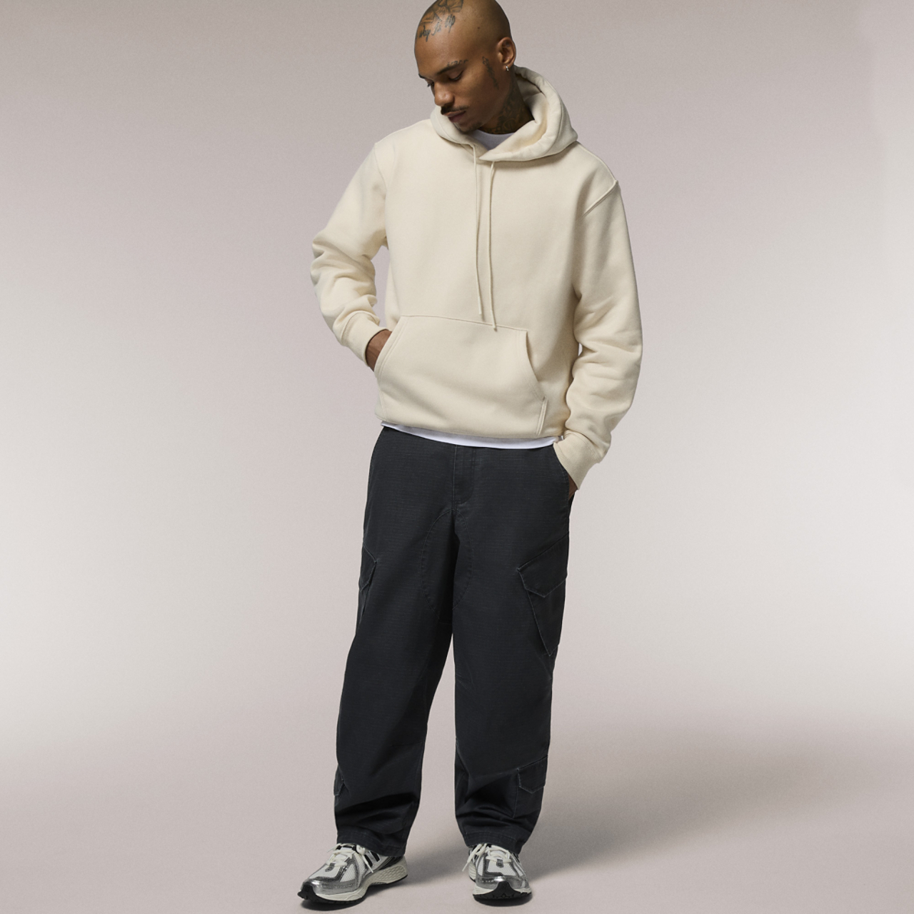 LCKR Based Fleece Pullover Hoodie Image 6 of 6. Tap to open photo gallery.