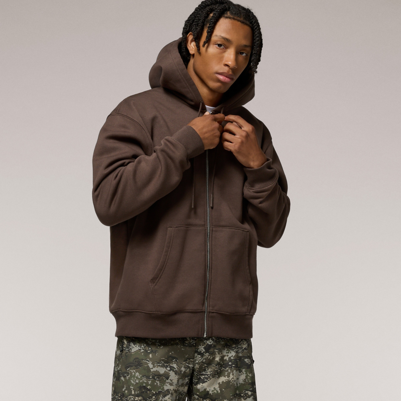 LCKR Bucks Thermal Lined Full-Zip Hoodie Image 1 of 6. Tap to open photo gallery.