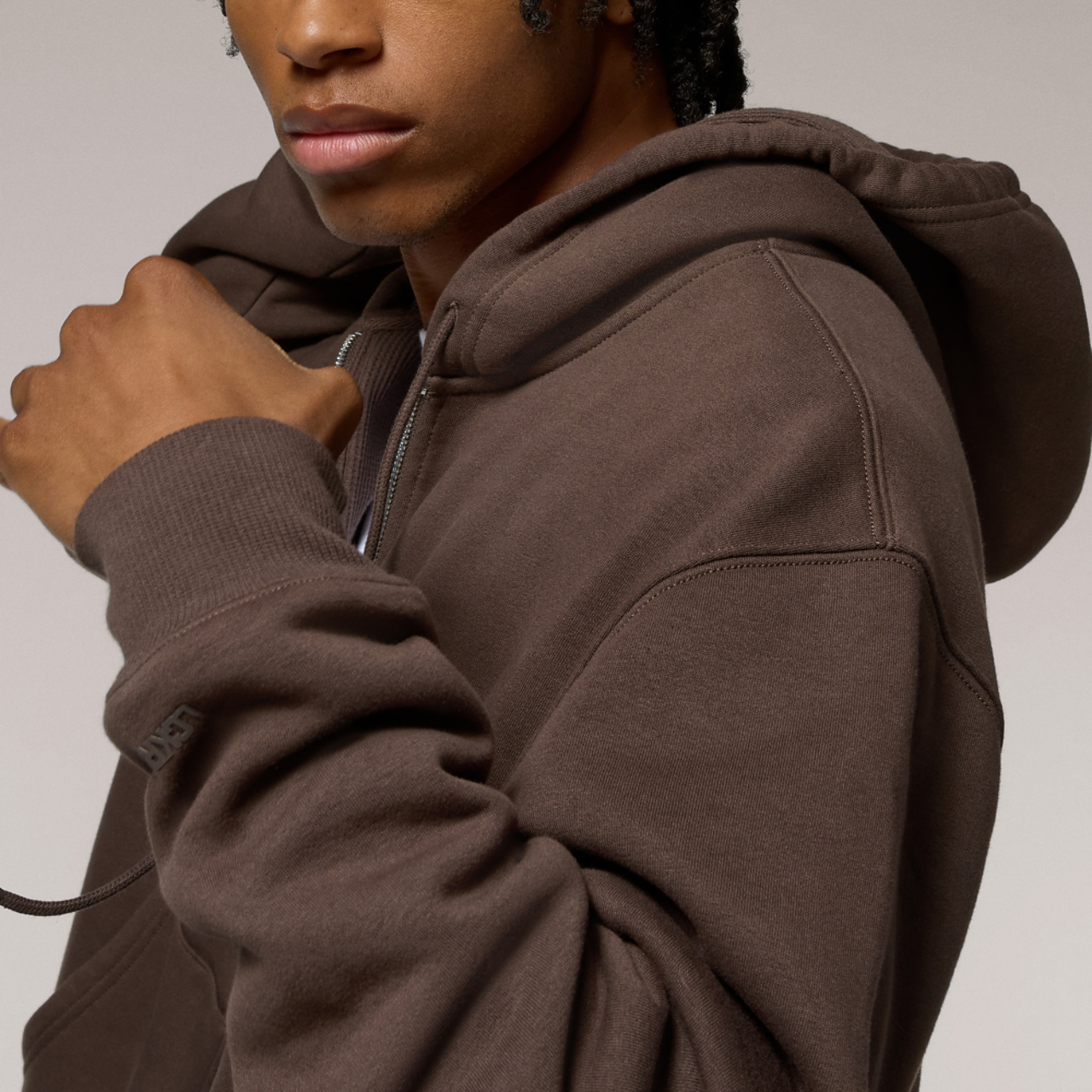 LCKR Bucks Thermal Lined Full-Zip Hoodie Image 3 of 6. Tap to open photo gallery.