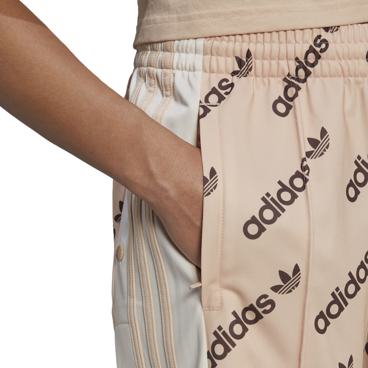adidas Originals Logo Break Track Pants Image 4 of 6. Tap to open photo gallery.