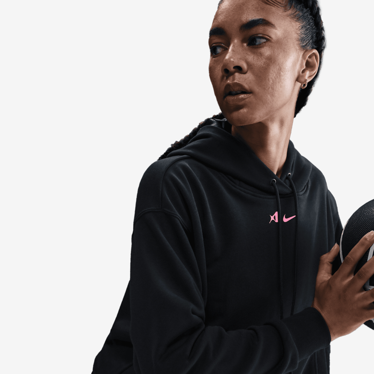 Nike Aja Dri-FIT Signature Hoodie Image 3 of 6. Tap to open photo gallery.