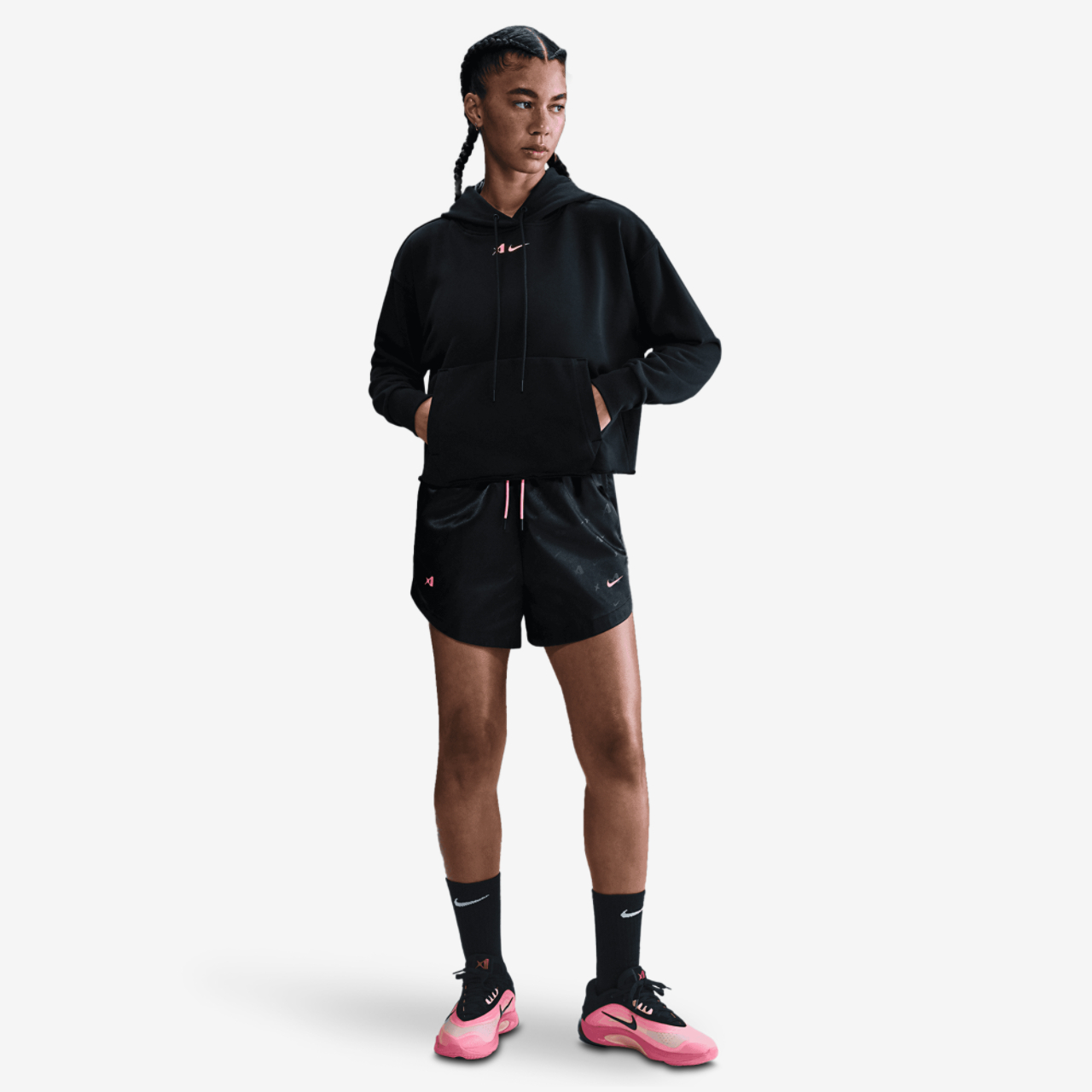 Nike Aja Dri-FIT Signature Hoodie Image 5 of 6. Tap to open photo gallery.