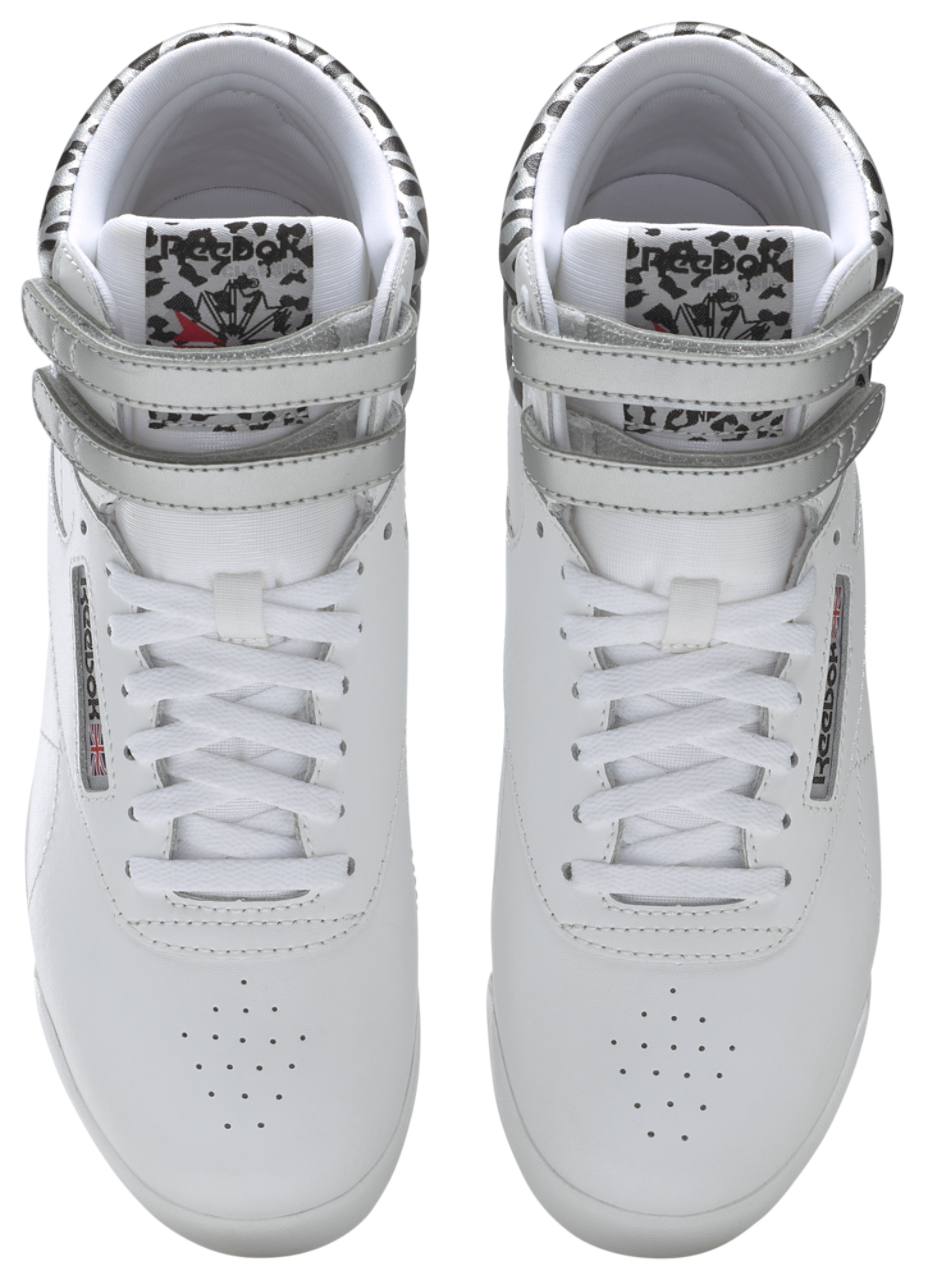 Reebok Freestyle HI Snow Leopard Image 5 of 6. Tap to open photo gallery.