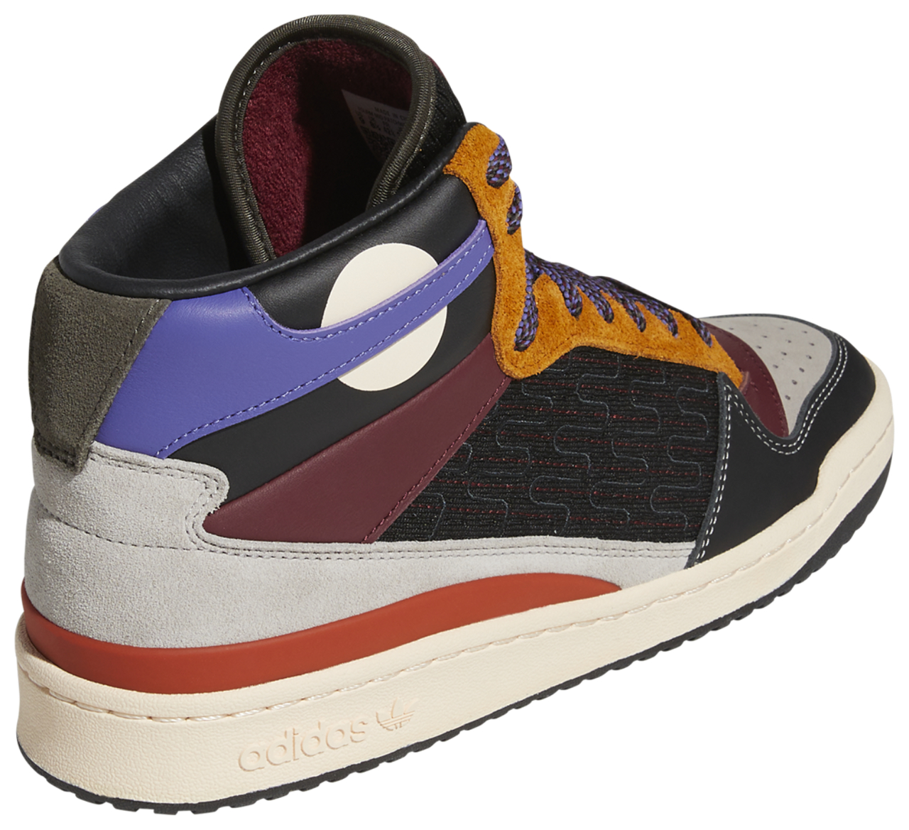 adidas Originals Forum Mid Patchwork Image 3 of 5. Tap to open photo gallery.