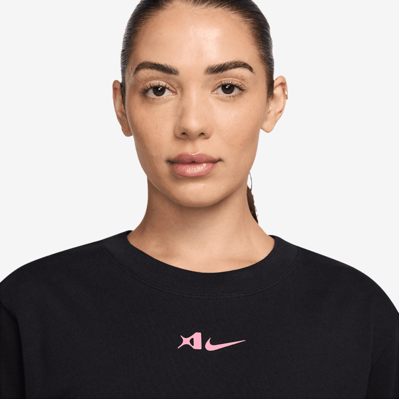 Nike Aja Signature Short Sleeve T-Shirt Image 3 of 8. Tap to open photo gallery.