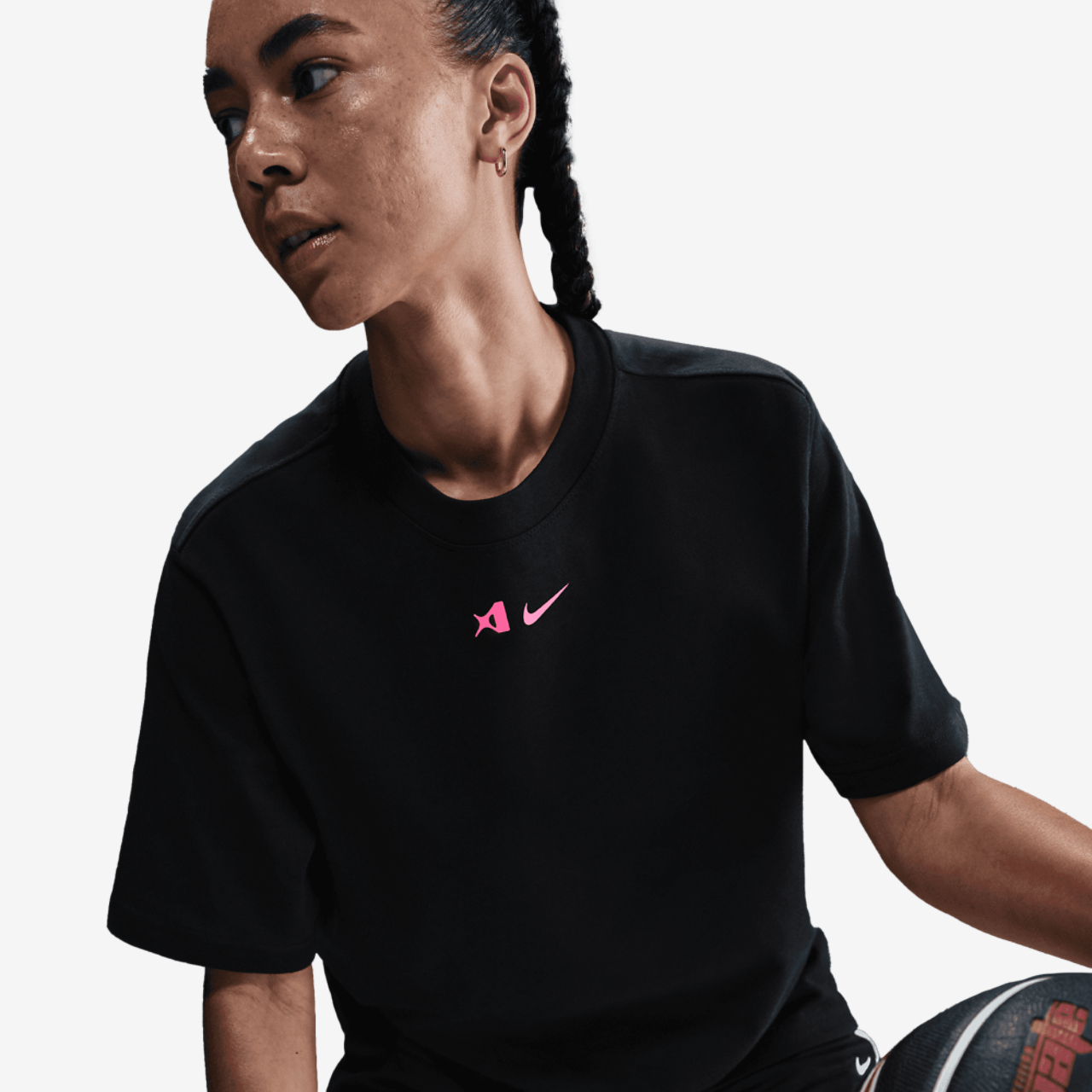 Nike Aja Signature Short Sleeve T-Shirt Image 6 of 8. Tap to open photo gallery.