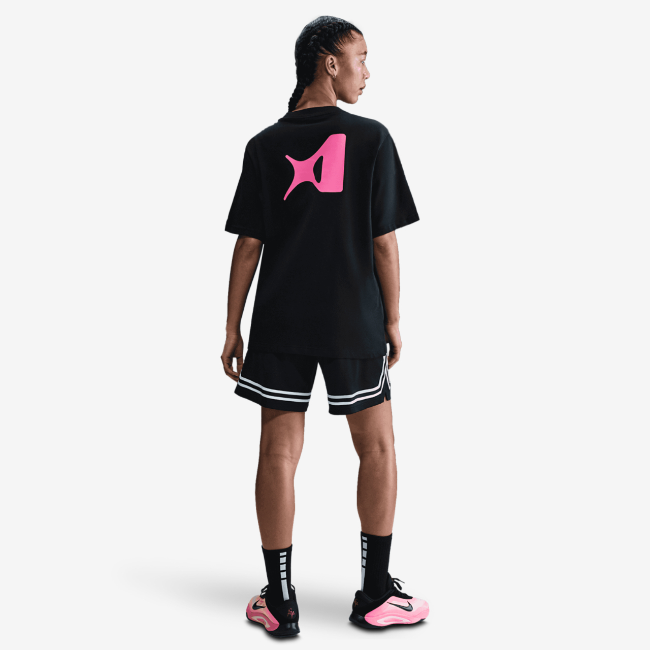 Nike Aja Signature Short Sleeve T-Shirt Image 8 of 8. Tap to open photo gallery.