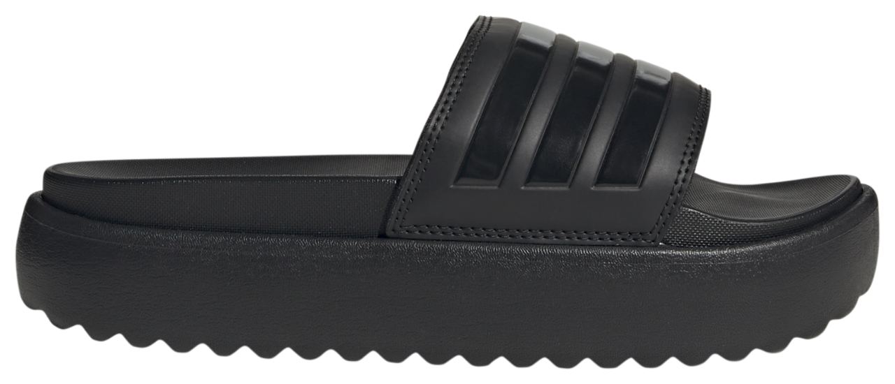 adidas Adilette Platform Slides Image 1 of 5. Tap to open photo gallery.
