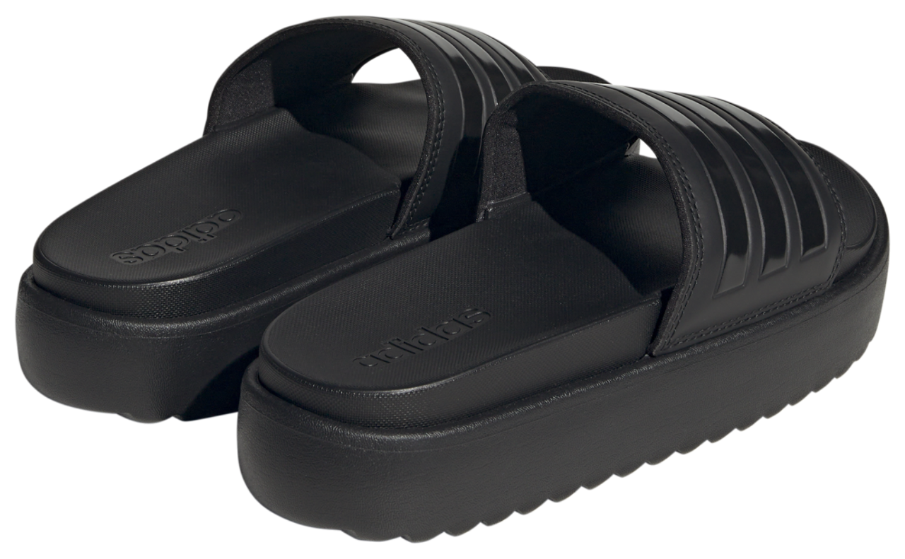 adidas Adilette Platform Slides Image 3 of 5. Tap to open photo gallery.
