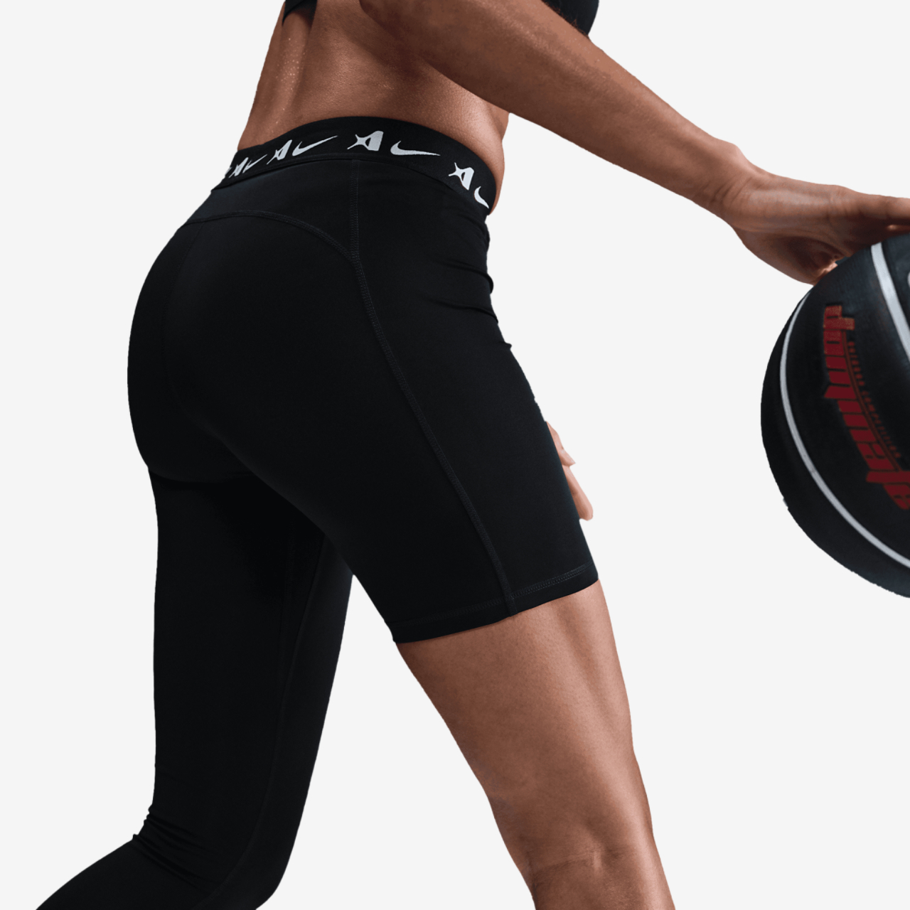 Nike A'ja Signature Tights Image 4 of 8. Tap to open photo gallery.