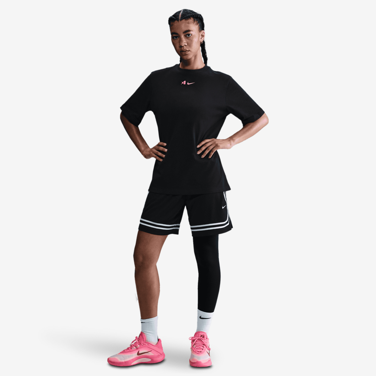 Nike A'ja Signature Tights Image 6 of 8. Tap to open photo gallery.