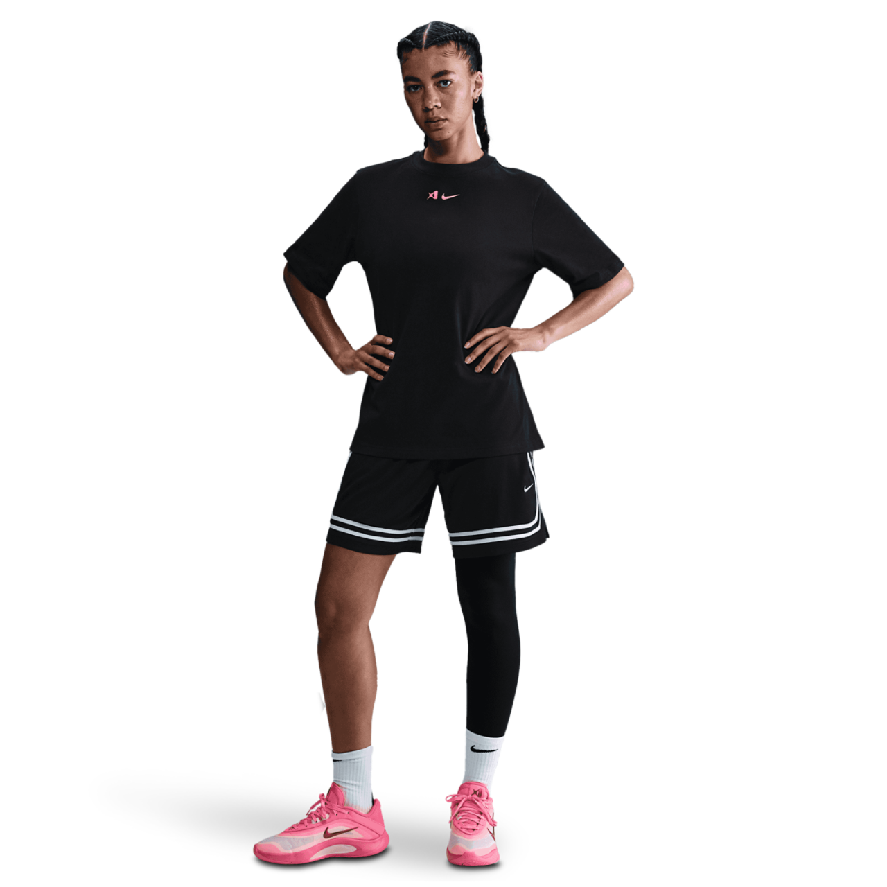 Nike A'ja Signature Tights Image 6 of 8. Tap to open photo gallery.