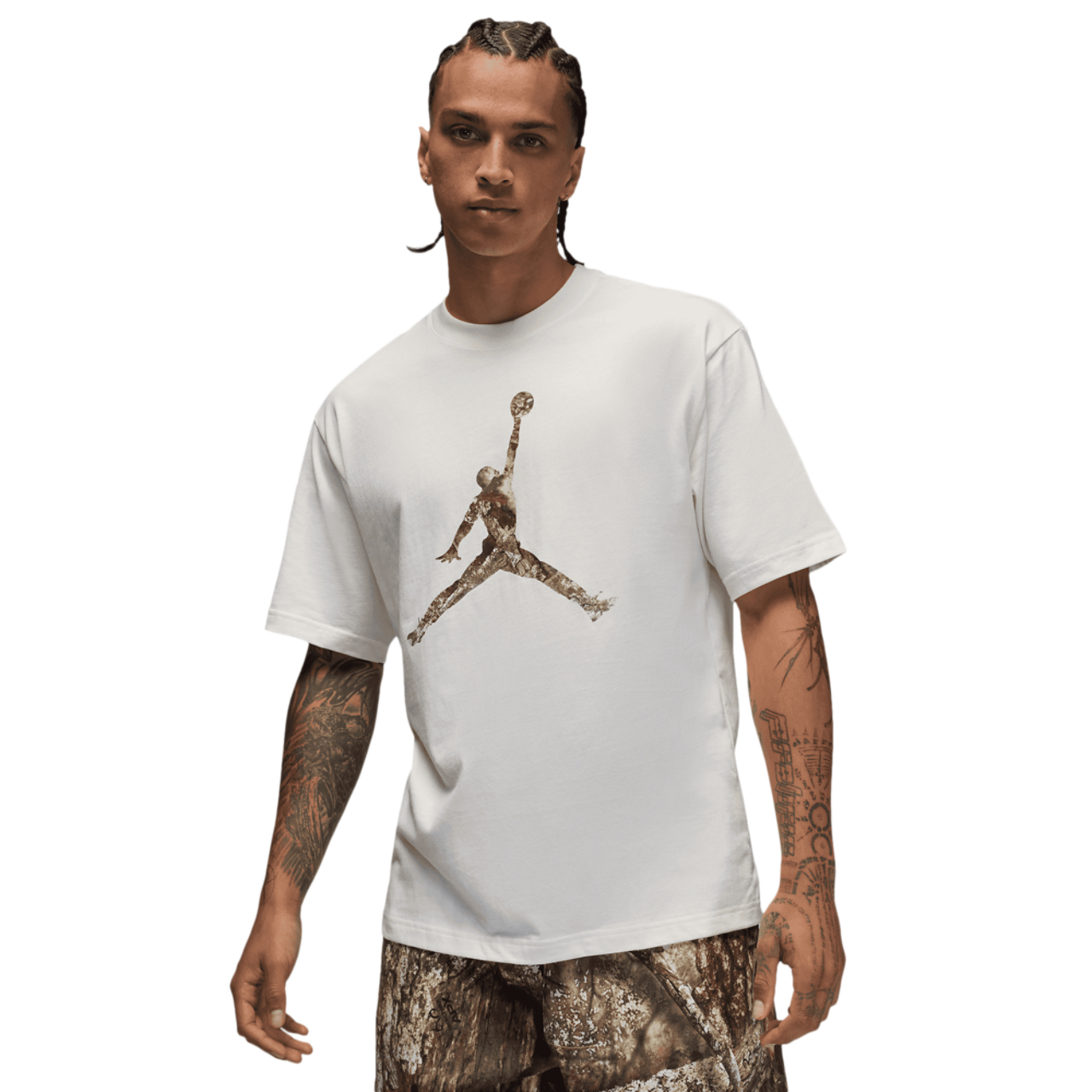 Jordan Brooklyn Jumpman T-Shirt Image 1 of 5. Tap to open photo gallery.