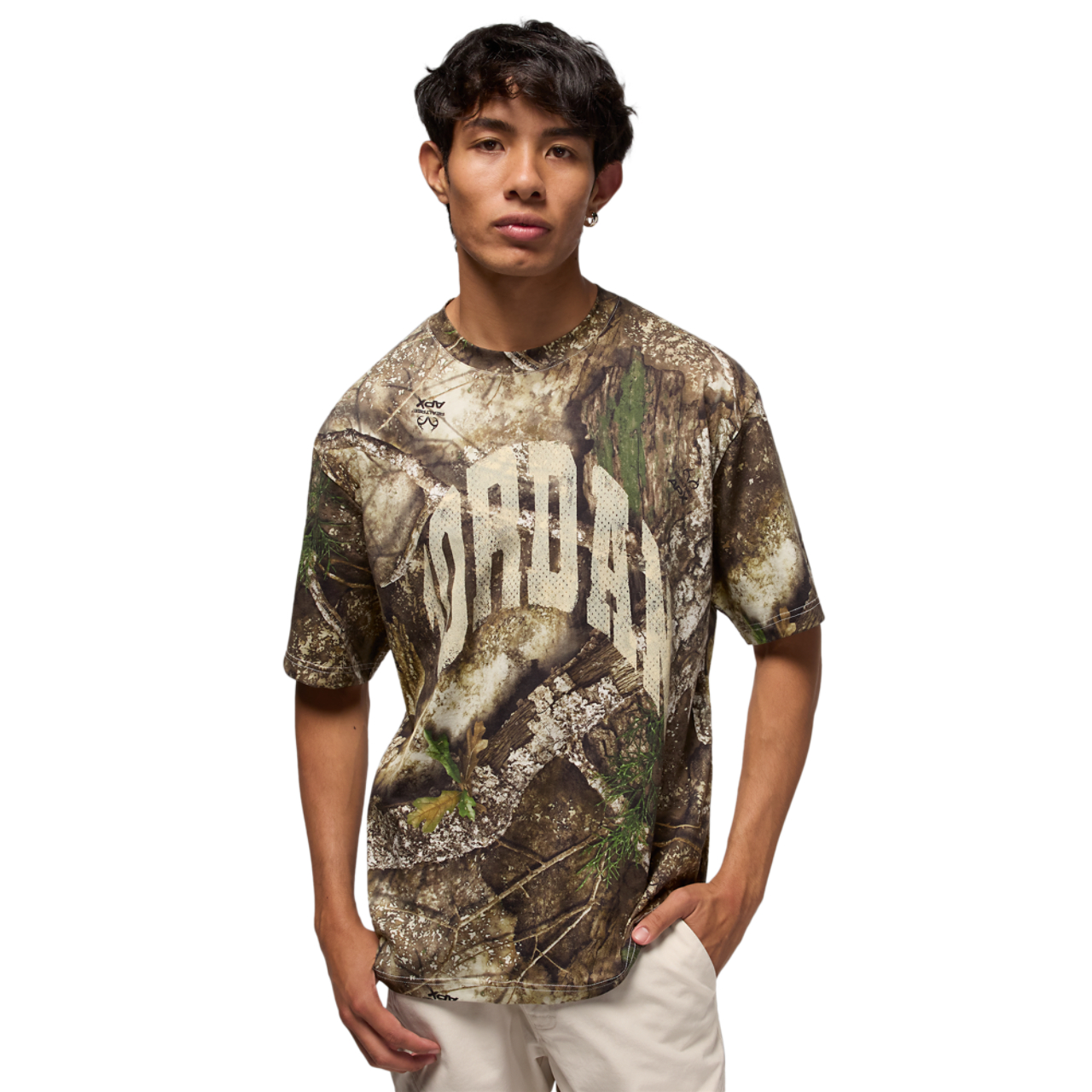 Jordan Brooklyn RLT AOP Short Sleeve Crew Image 1 of 4. Tap to open photo gallery.