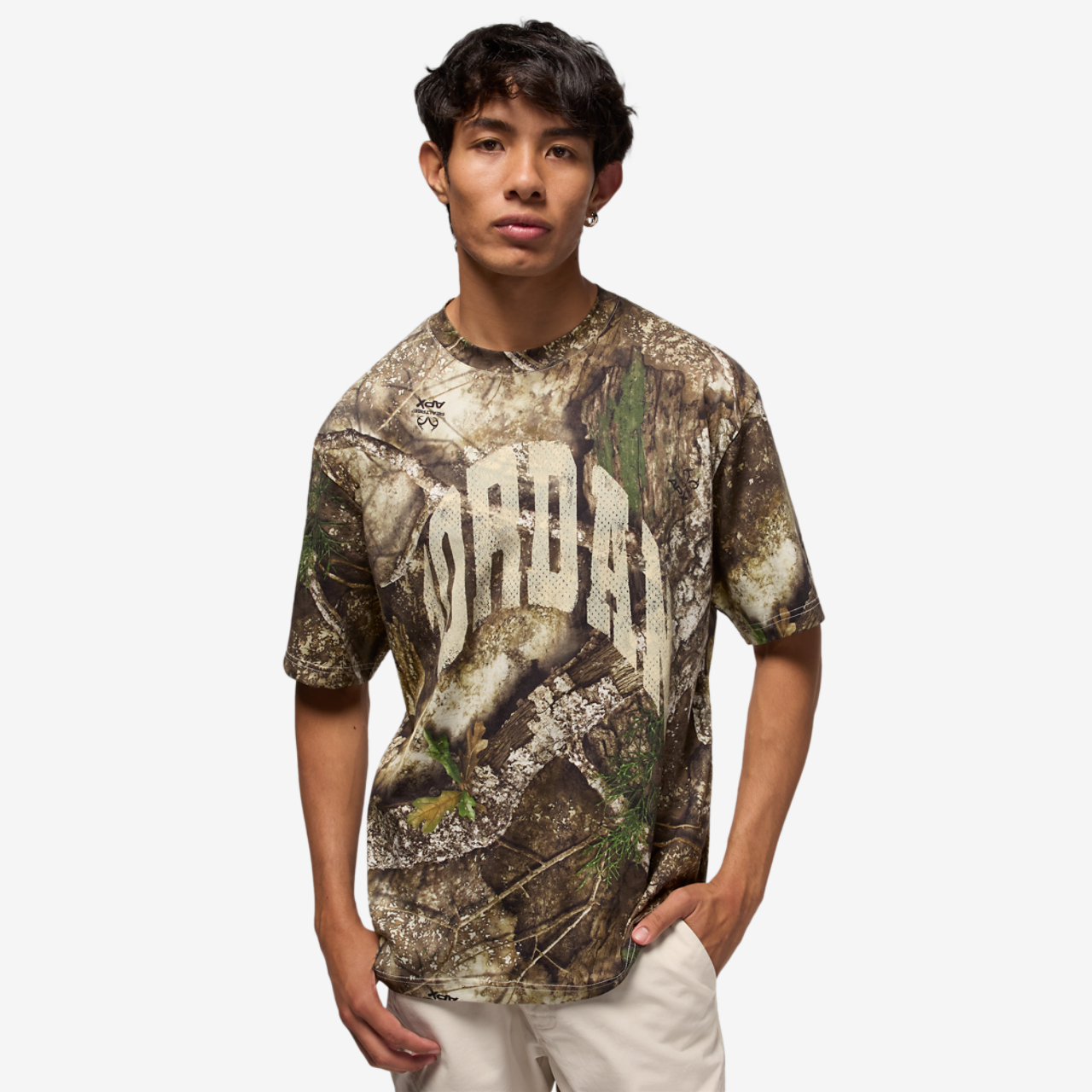 Jordan Brooklyn RLT AOP Short Sleeve Crew Image 1 of 4. Tap to open photo gallery.