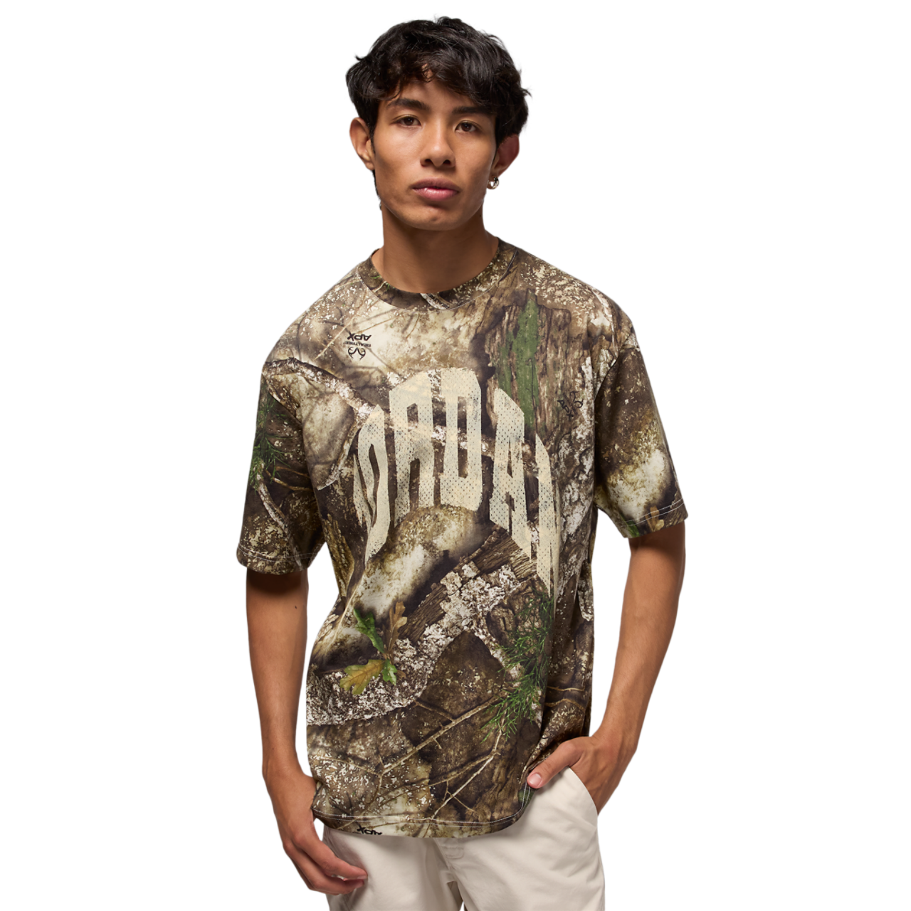 Jordan Brooklyn RLT AOP Short Sleeve Crew Image 1 of 4. Tap to open photo gallery.