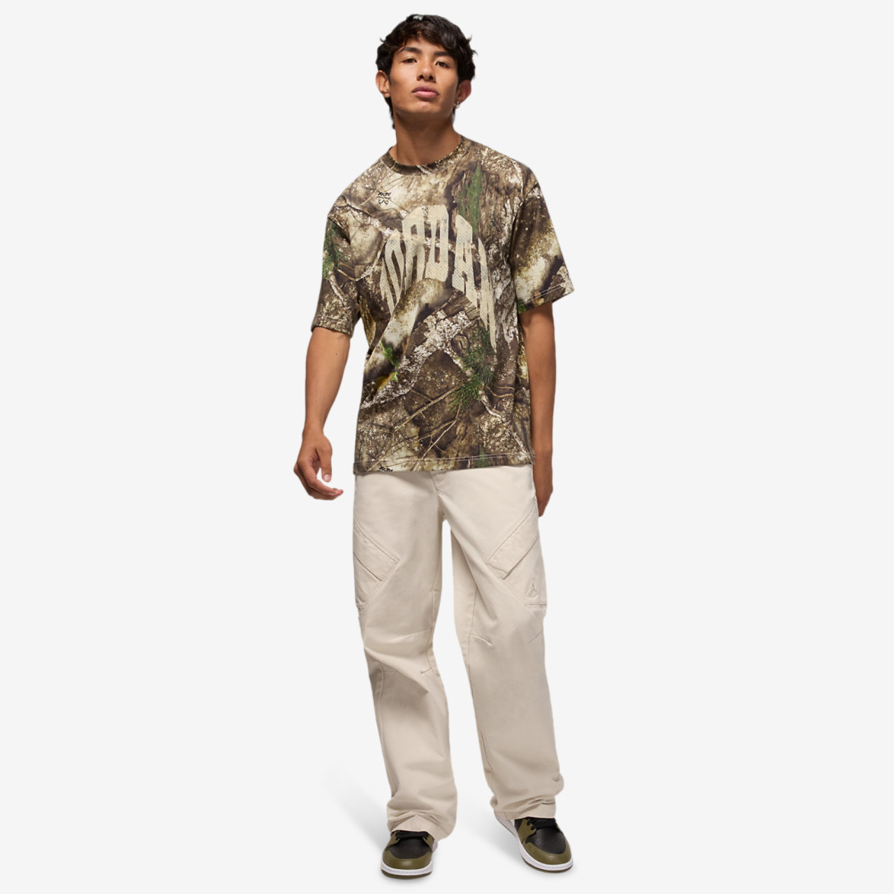 Jordan Brooklyn RLT AOP Short Sleeve Crew Image 4 of 4. Tap to open photo gallery.