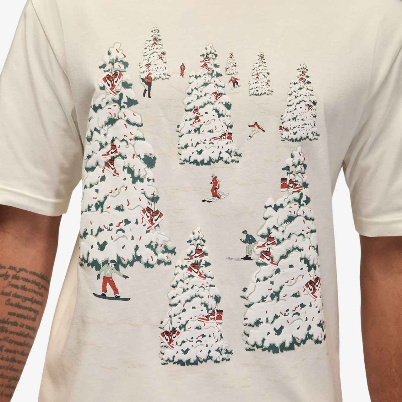 Jordan MJ BRK Holiday GFX Crew Image 3 of 4. Tap to open photo gallery.