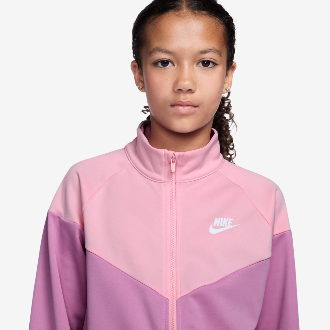 Nike Dri-FIT Full-Zip Tracksuit Image 3 of 3. Tap to open photo gallery.