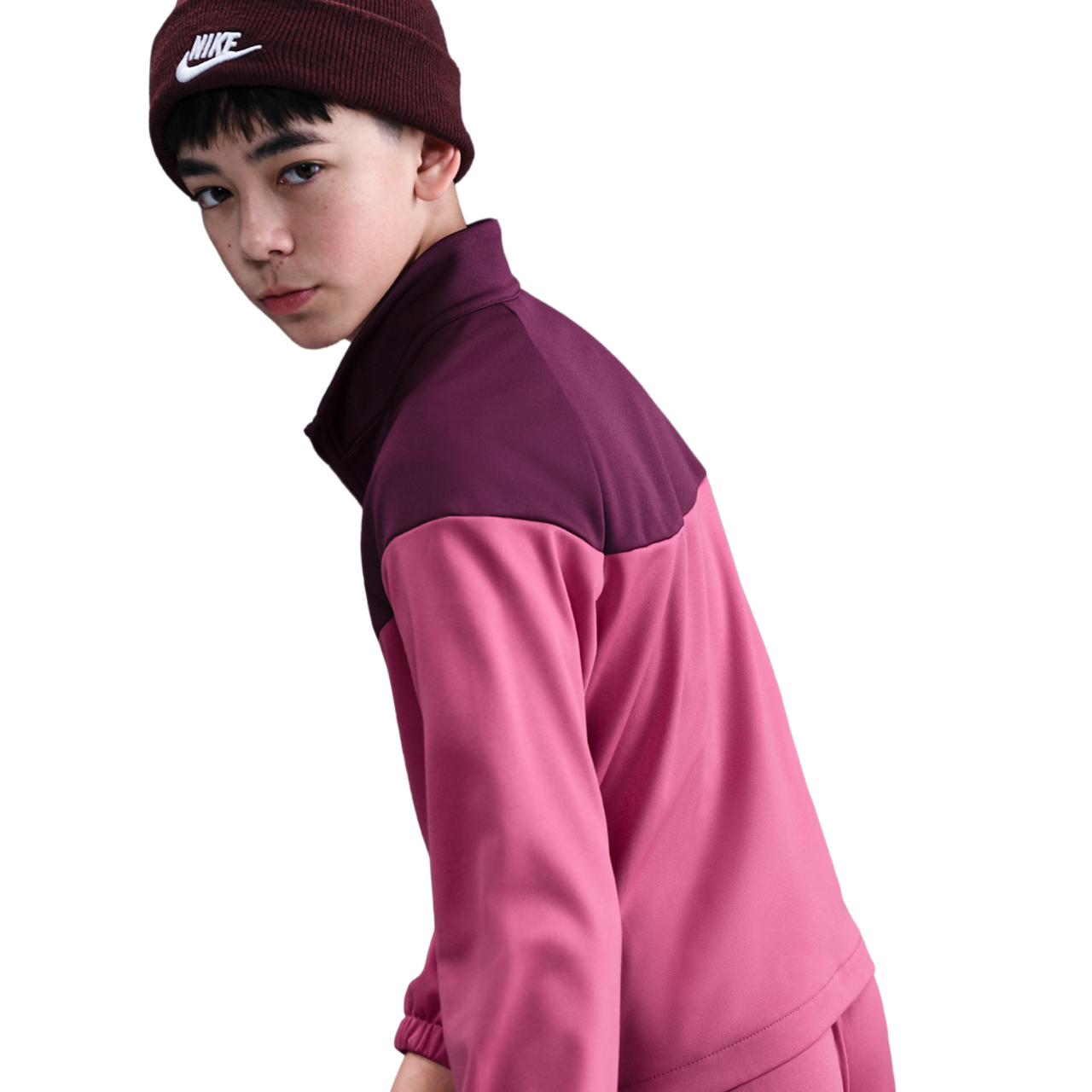 Nike NSW Dri-FIT Full-Zip Tracksuit Image 4 of 6. Tap to open photo gallery.