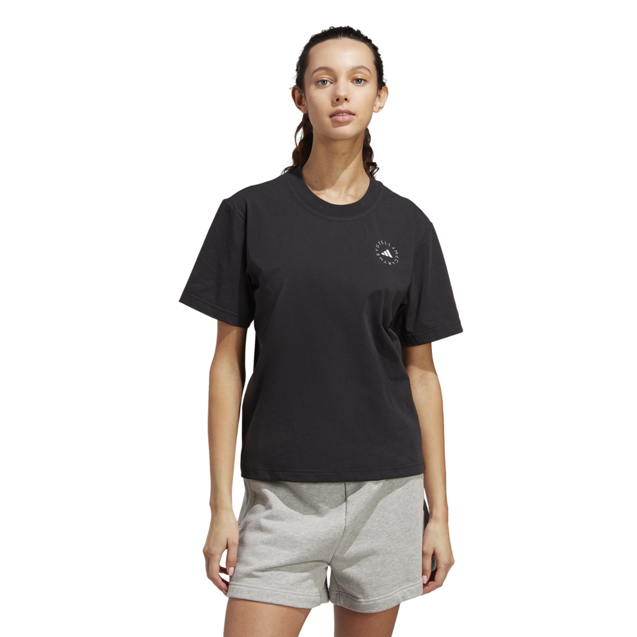 adidas Stella McCartney TrueCasuals Sportswear Tee  Image 1 of 5. Tap to open photo gallery.