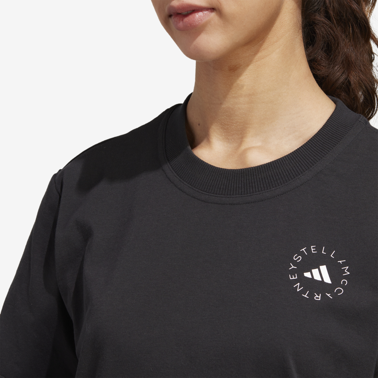 adidas Stella McCartney TrueCasuals Sportswear Tee  Image 3 of 5. Tap to open photo gallery.