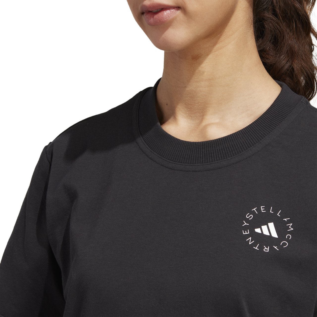 adidas Stella McCartney TrueCasuals Sportswear Tee  Image 3 of 5. Tap to open photo gallery.