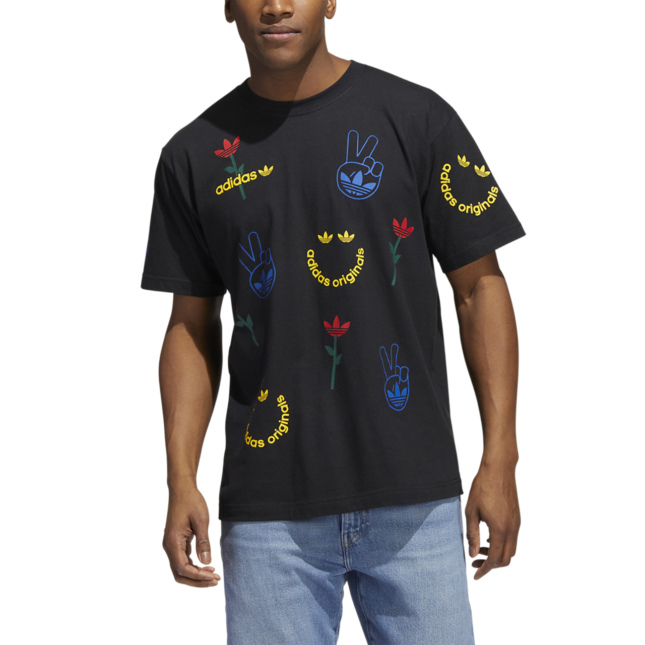 adidas Originals Mood Boost T-Shirt Image 2 of 5. Tap to open photo gallery.