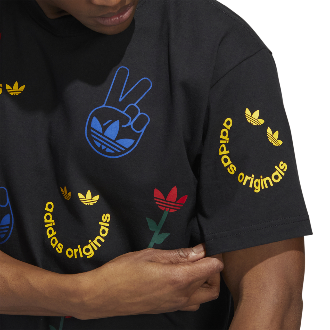 adidas Originals Mood Boost T-Shirt Image 4 of 5. Tap to open photo gallery.