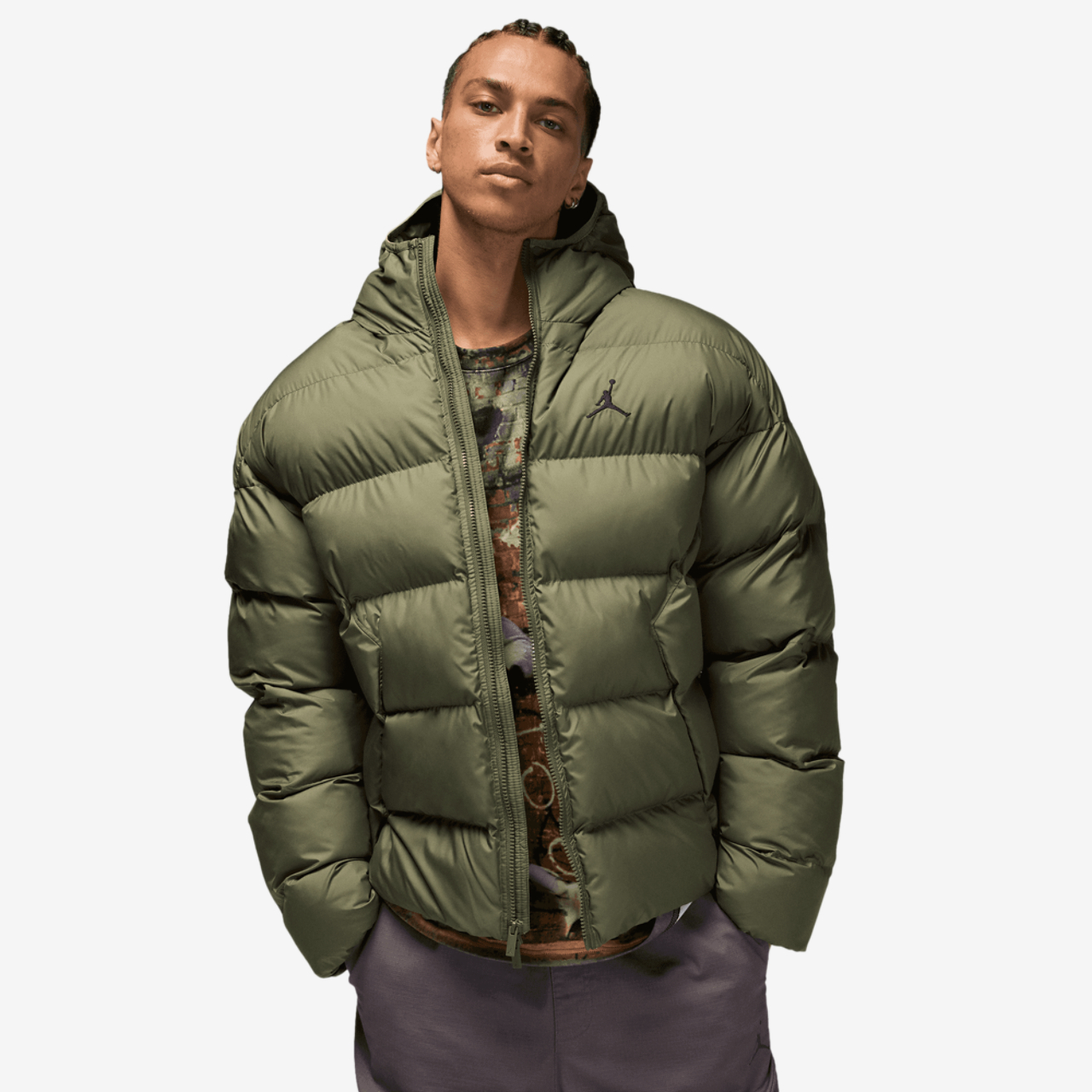 Jordan MJ BRK Puffer Jacket Image 1 of 9. Tap to open photo gallery.