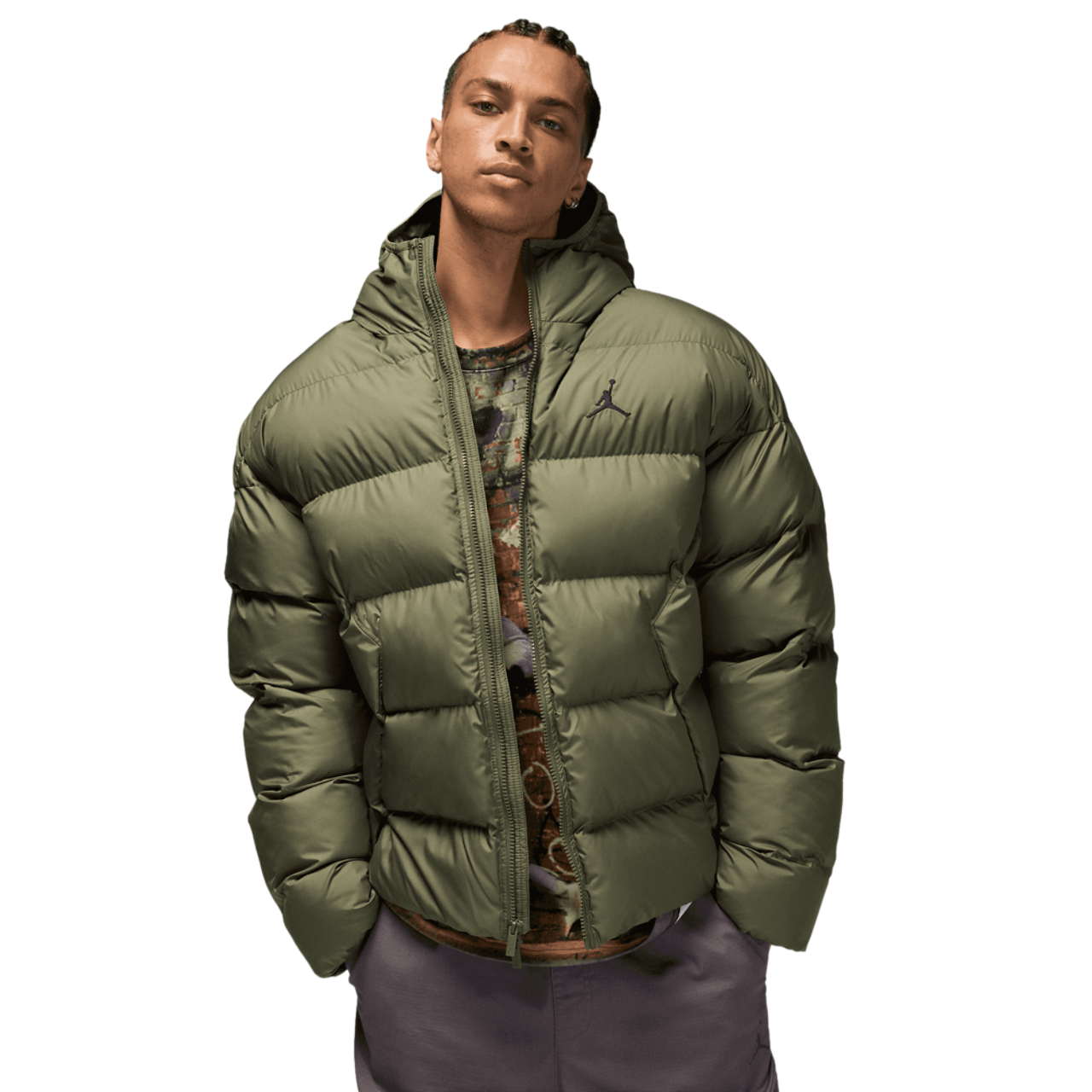 Jordan MJ BRK Puffer Jacket Image 1 of 9. Tap to open photo gallery.