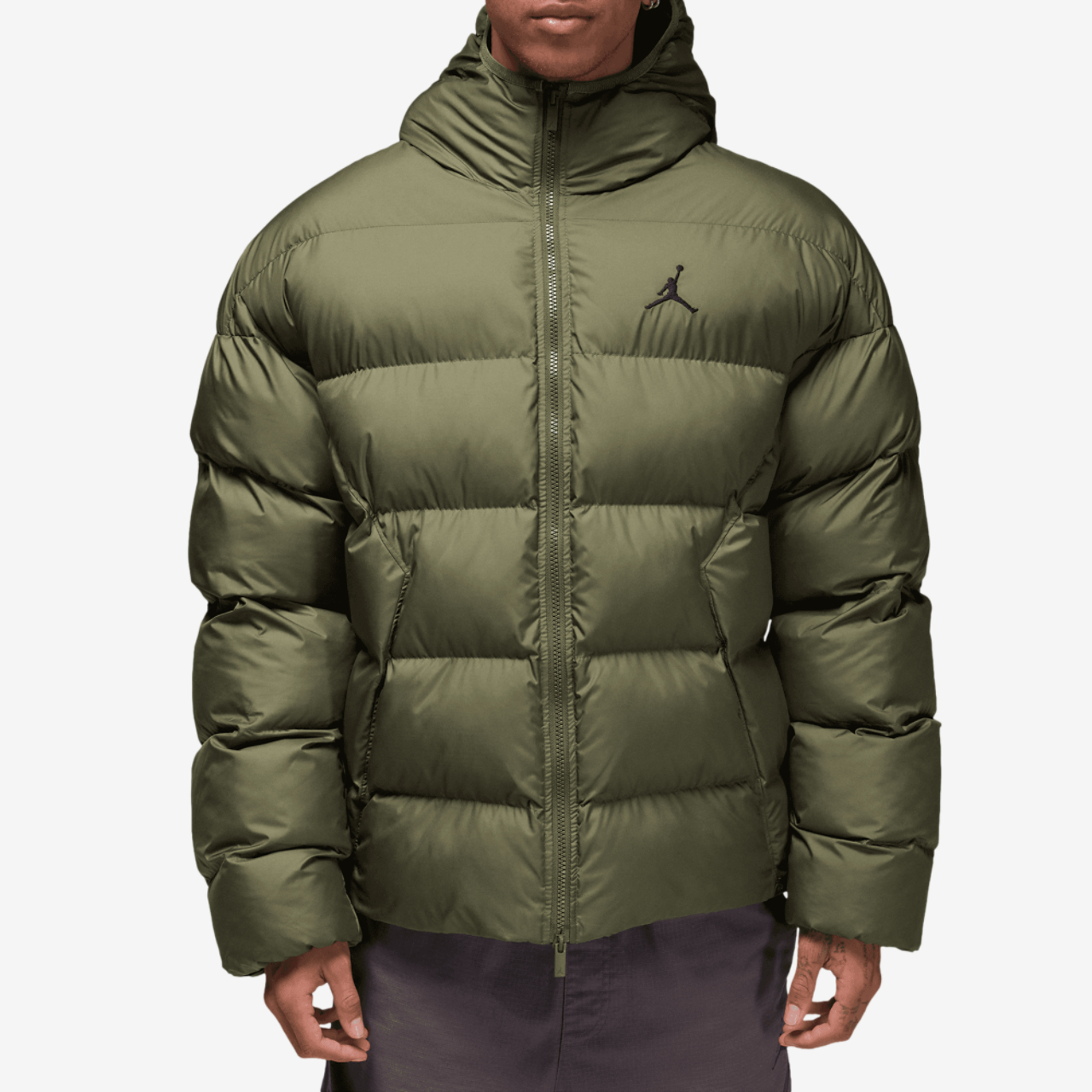 Jordan MJ BRK Puffer Jacket Image 3 of 9. Tap to open photo gallery.