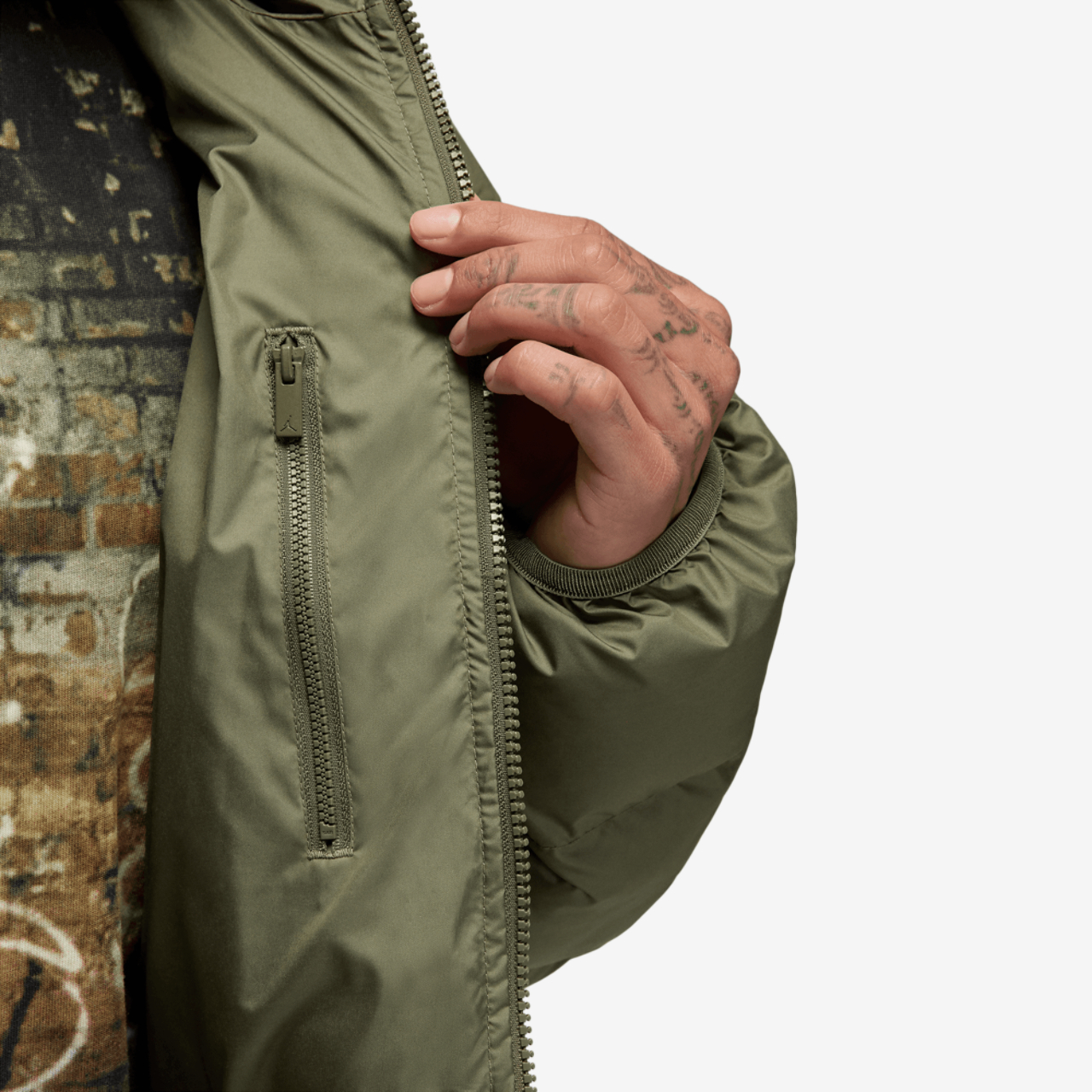 Jordan MJ BRK Puffer Jacket Image 7 of 9. Tap to open photo gallery.