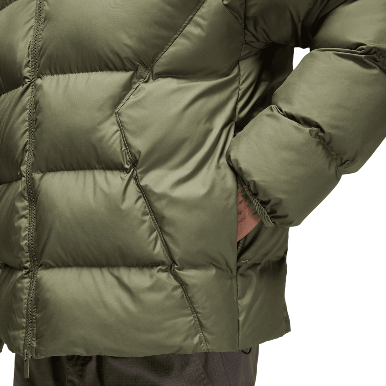 Jordan MJ BRK Puffer Jacket Image 8 of 9. Tap to open photo gallery.